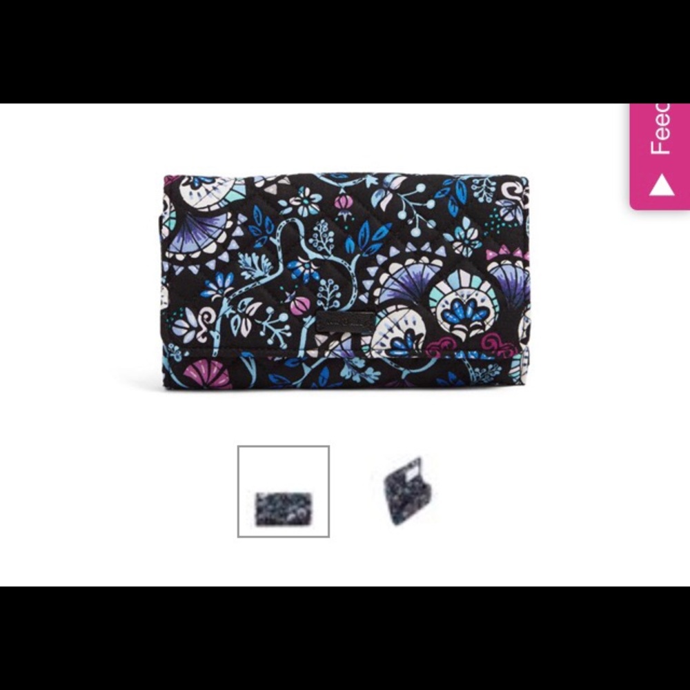 NWOT Vera Bradley “Audrey” wallet in Bramble